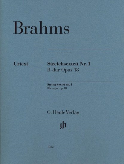 Streichsextett Nr. 1 B-dur op. 18, Johannes Brahms - Paperback - 9790201810829