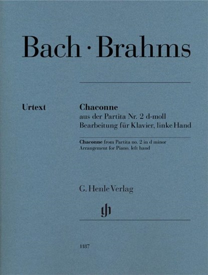 Chaconne aus der Partita Nr. 2 d-moll, Johann Sebastian Bach ; Johannes Brahms - Paperback - 9790201811871
