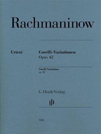 Corelli-Variationen op. 42, Sergej Rachmaninow - Paperback - 9790201812069