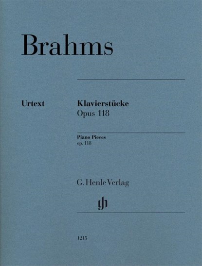 Piano Pieces op. 118, Johannes Brahms - Paperback - 9790201812151