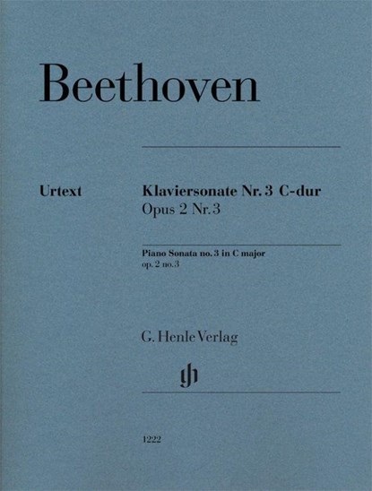 Piano Sonata no. 3 C major op. 2 no. 3, Norbert Gertsch ;  Murray Perahia - Paperback - 9790201812229
