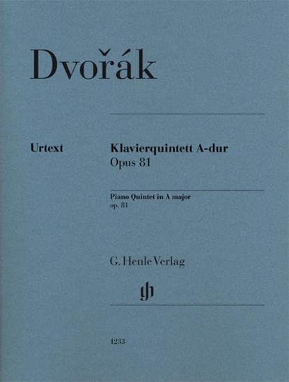 Dvorák, Antonín - Klavierquintett A-dur op. 81, Antonín Dvorák - Paperback - 9790201812335