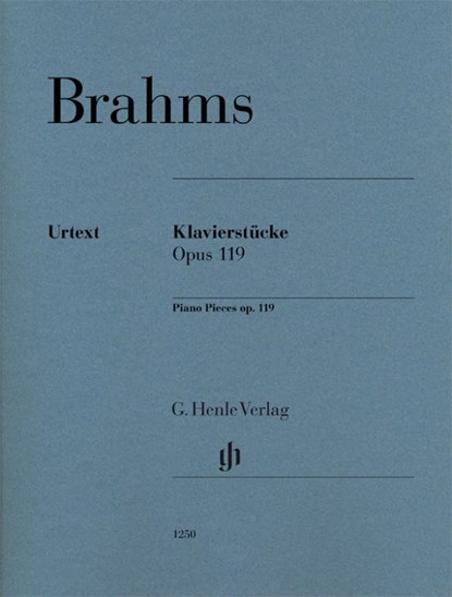 Klavierstücke op. 119 für Klavier zu zwei Händen. Revidierte Ausgabe von HN 123, Johannes Brahms - Paperback - 9790201812502