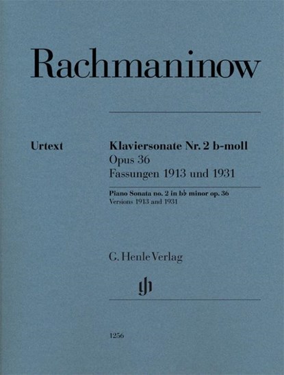 Klaviersonate Nr. 2 b-moll Opus 36, Sergej Rachmaninow ; Marc-André Hamelin - Paperback - 9790201812564