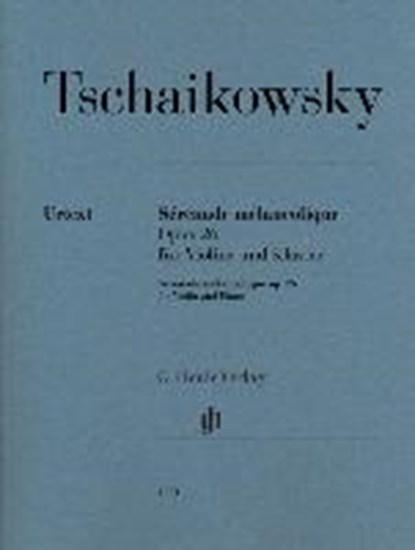 Sérénade mélancolique op.26, TSCHAIKOWSKY,  Peter Iljitsch - Paperback - 9790201812748