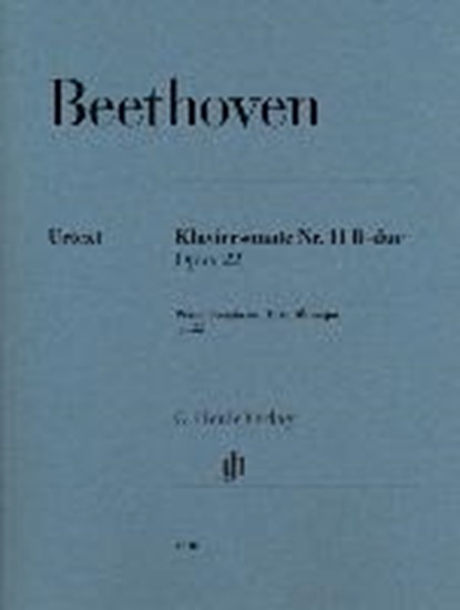 Klaviersonate Nr. 11 B-dur op. 22, BEETHOVEN,  Ludwig van - Paperback - 9790201813103