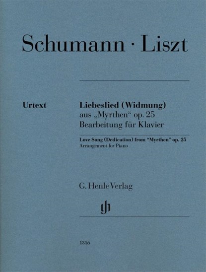 Liebeslied (Widmung), Robert Schumann ; Franz Liszt - Paperback - 9790201813561
