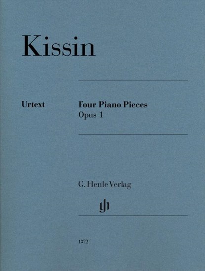 Four Piano Pieces op. 1, Evgeny Kissin - Paperback - 9790201813721