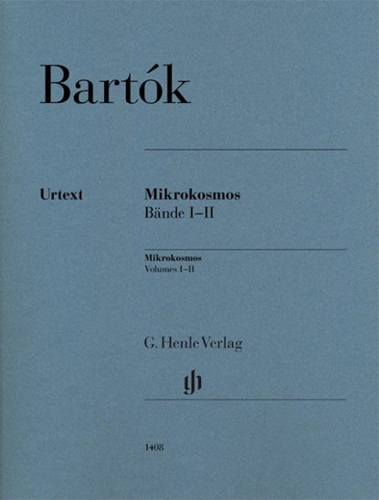 Mikrokosmos Bände I-II, Urtext, Béla Bartók - Paperback - 9790201814087