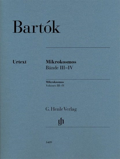 Mikrokosmos Bände III-IV, Urtext, Béla Bartók - Paperback - 9790201814094