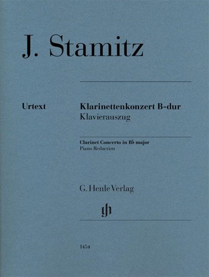 Stamitz, Johann - Klarinettenkonzert B-dur, Nicolai Pfeffer - Paperback - 9790201814544