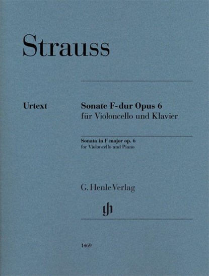 Strauss, Richard - Violoncellosonate F-dur op. 6, Peter Jost - Paperback - 9790201814698