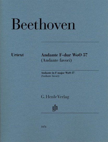 Beethoven, Ludwig van - Andante F-dur WoO 57 (Andante favori), Joanna Cobb Biermann - Paperback - 9790201814766