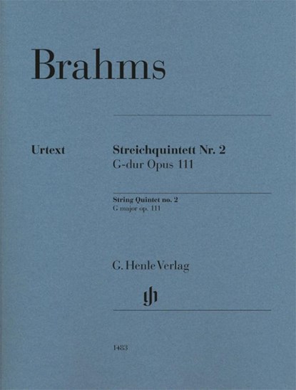 Johannes Brahms - Streichquintett Nr. 2 G-dur op. 111, Johannes Brahms - Paperback - 9790201814834