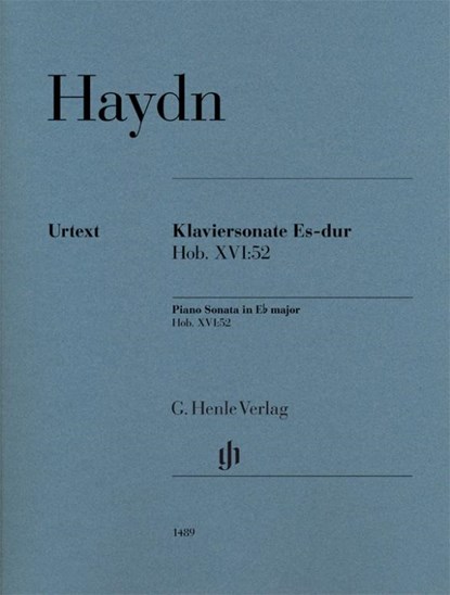 Haydn, Joseph - Klaviersonate Es-dur Hob. XVI:52, Joseph Haydn - Paperback - 9790201814896