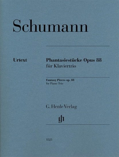 Schumann, Robert - Phantasiestücke op. 88 für Klaviertrio, Ernst Herttrich - Paperback - 9790201815251