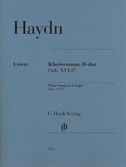 Joseph Haydn - Klaviersonate D-dur Hob. XVI:37, Joseph Haydn - Paperback - 9790201815336