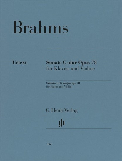 Johannes Brahms - Violinsonate G-dur op. 78, Johannes Brahms - Paperback - 9790201815688