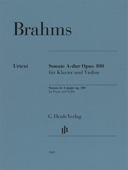 Johannes Brahms - Violinsonate A-dur op. 100, Bernd Wiechert - Paperback - 9790201815695