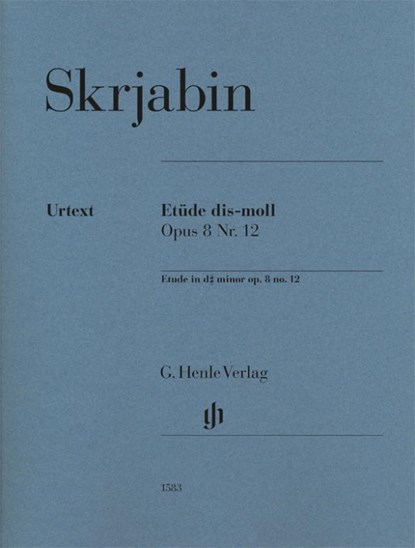 Alexander Skrjabin - Etüde dis-moll op. 8 Nr. 12, Alexander Skrjabin - Paperback - 9790201815831