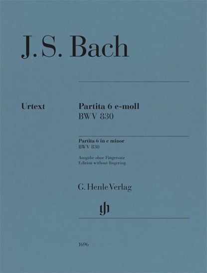 Johann Sebastian Bach - Partita Nr. 6 e-moll BWV 830, Ullrich Scheideler - Paperback - 9790201816968