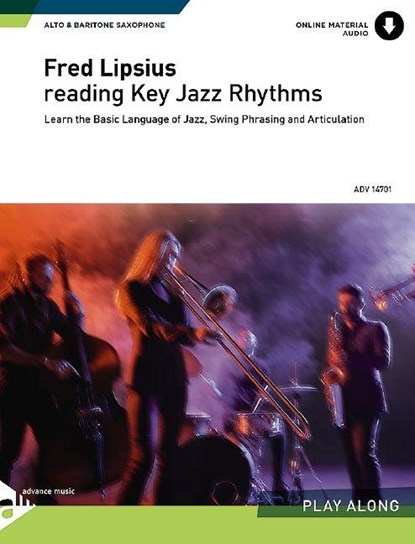 Reading Key Jazz Rhythms - Alto & Baritone Saxophone, Fred Lipsius - Gebonden - 9790206303883