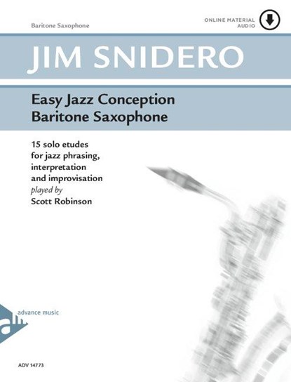 Easy Jazz Conception for Baritone Saxophone, Jim Snidero - Gebonden - 9790206304330
