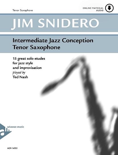 Intermediate Jazz Conception Tenor Saxophone, Jim Snidero - Paperback - 9790206304361