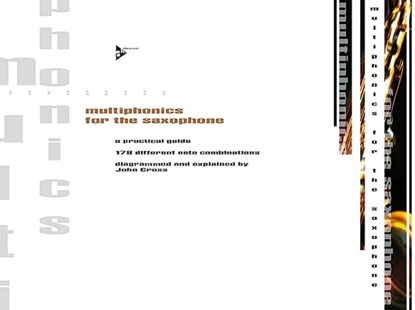 Multiphonics for the Saxophone, John Gross - Gebonden - 9790206307638