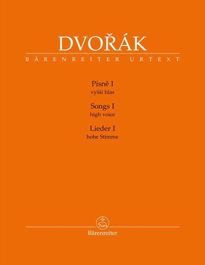 Lieder I für hohe Stimme, Antonín Dvorák - Paperback - 9790260108820