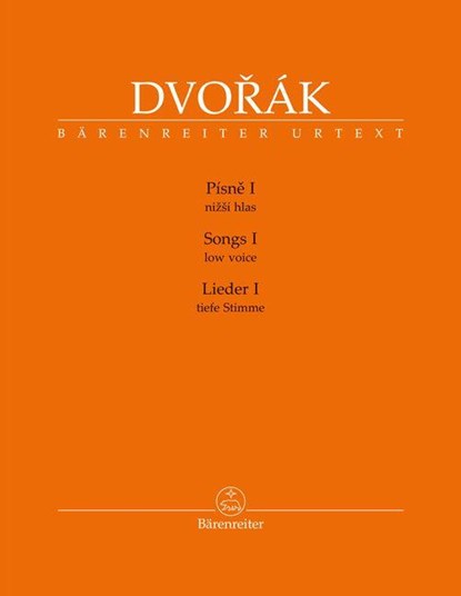 Lieder I für tiefe Stimme, Antonín Dvorák - Paperback - 9790260108837