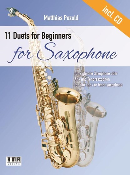11 Duets for Beginners for Saxophone, Matthias Petzold - Paperback - 9790501552771
