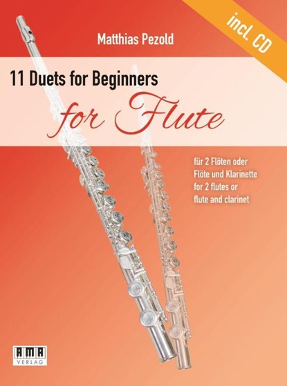 11 Duets for Beginners for Flute, Matthias Petzold - Paperback - 9790501552795