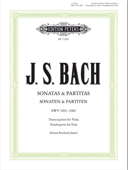 SONATAS PARTITAS BWV 10011006 VIOLA SOLO, JOHANN SEBASTI BACH - Paperback - 9790577011042