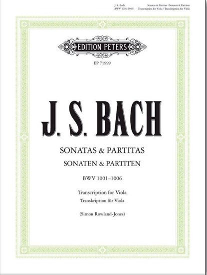 SONATAS PARTITAS BWV 10011006 VIOLA SOLO, JOHANN SEBASTI BACH - Paperback - 9790577011042