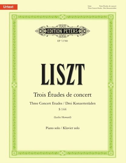 TROIS TUDES DE CONCERT PIANO 2 HANDS, FRANZ LISZT - Paperback - 9790577011066