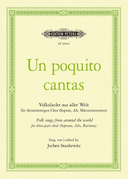 Un poquito cantas, Jochen Stankewitz - Gebonden - 9790577024455