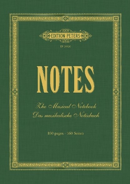 Notes: The Musical Notebook / Das musikalische Notizbuch, niet bekend - Gebonden - 9790577024899