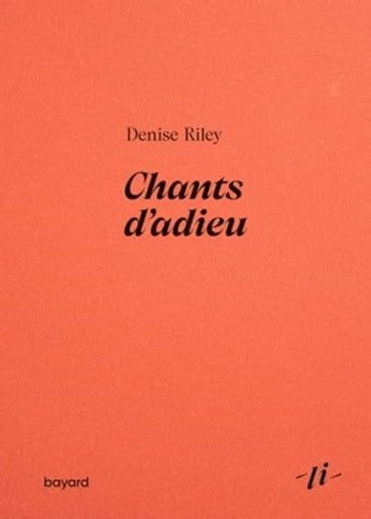 Chants d'adieu, Denise Riley - Ebook - 9791036361210