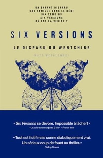 Six versions - Tome 3 Le Disparue du Wentshire, Matt Wesolowski - Ebook - 9791037511034