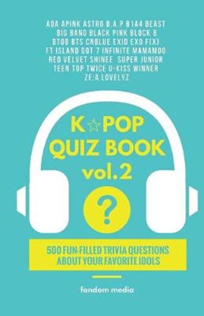 KPOP Quiz Book vol.2, MEDIA,  Fandom - Paperback - 9791188195459