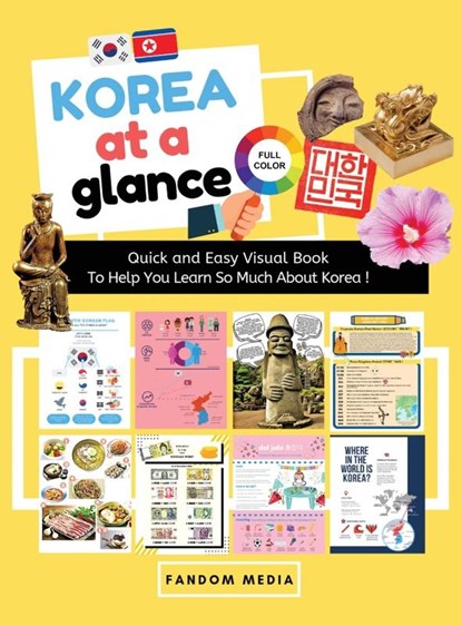 Korea at a Glance (Full Color), Fandom Media - Gebonden - 9791188195510