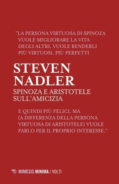 Spinoza e Aristotele sull’amicizia, Steven Nadler - Ebook - 9791222306605