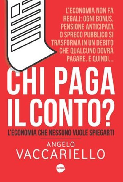 Chi paga il conto?, Angelo Vaccariello - Ebook - 9791280772756