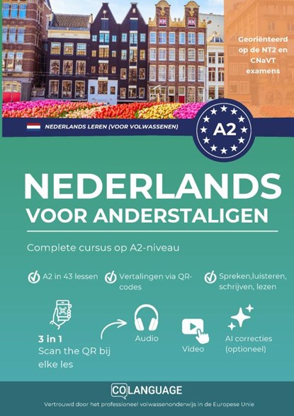 Nederlands voor anderstaligen: complete cursus op A2-niveau (Nederlands leren voor volwassenen), coLanguage Academy - Paperback - 9791388253478