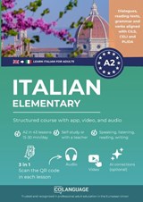 Learn Italian A2 elementary: structured course with app, video, and audio (Learn Italian for adults) - coLanguage Academy - 9791388253492