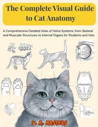 The Complete Visual Guide to Cat Anatomy: A Comprehensive Detailed Atlas of Feline Systems, from Skeletal and Muscular Structures to Internal Organs for Students and Vets, V. A. Masters - Ebook - 9798059265723
