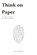 Think on Paper, Allan Siriani - Paperback - 9798180081599