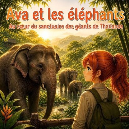 Ava et les éléphants, Patrick Philipps - Paperback - 9798195563233