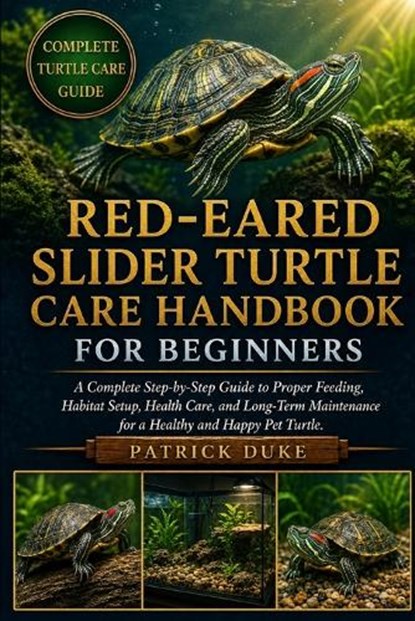 Red-Eared Slider Turtle Care Handbook for Beginners, Patrick Duke - Paperback - 9798196660443